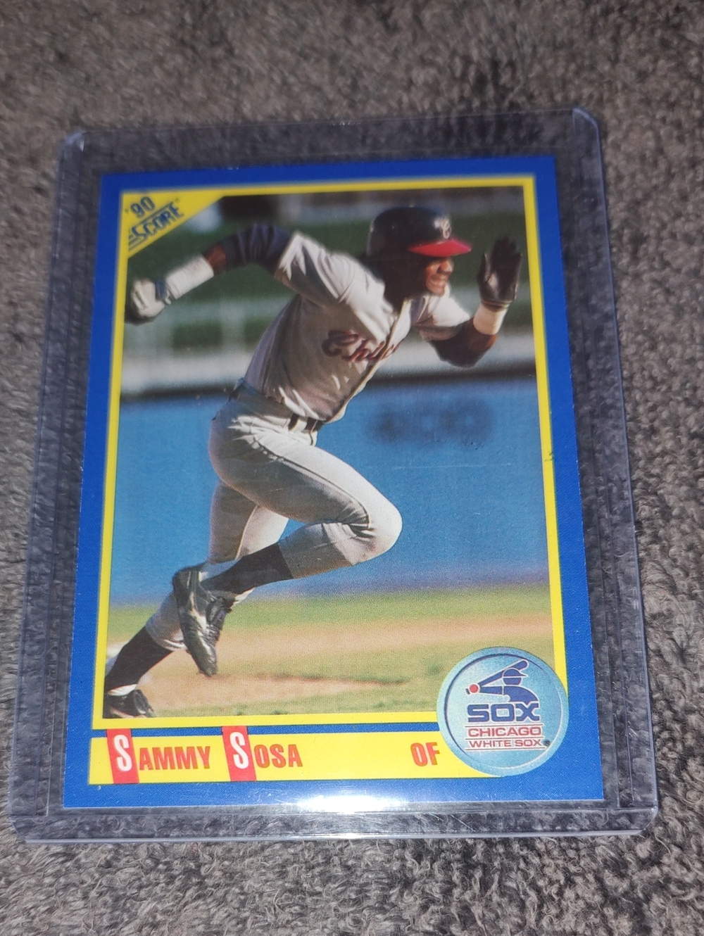 Sammy Sosa Chicago White Sox Baseball Card - Blue